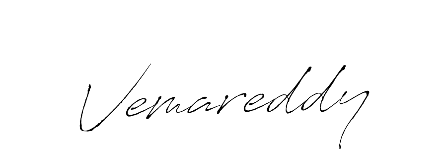 Create a beautiful signature design for name Vemareddy. With this signature (Antro_Vectra) fonts, you can make a handwritten signature for free. Vemareddy signature style 6 images and pictures png