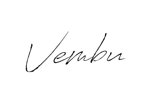 How to make Vembu name signature. Use Antro_Vectra style for creating short signs online. This is the latest handwritten sign. Vembu signature style 6 images and pictures png