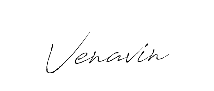 Venavin stylish signature style. Best Handwritten Sign (Antro_Vectra) for my name. Handwritten Signature Collection Ideas for my name Venavin. Venavin signature style 6 images and pictures png