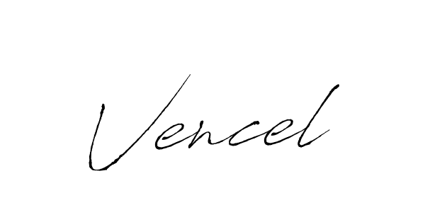You should practise on your own different ways (Antro_Vectra) to write your name (Vencel) in signature. don't let someone else do it for you. Vencel signature style 6 images and pictures png