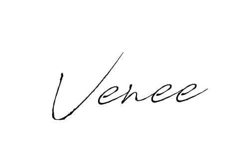 Create a beautiful signature design for name Venee. With this signature (Antro_Vectra) fonts, you can make a handwritten signature for free. Venee signature style 6 images and pictures png