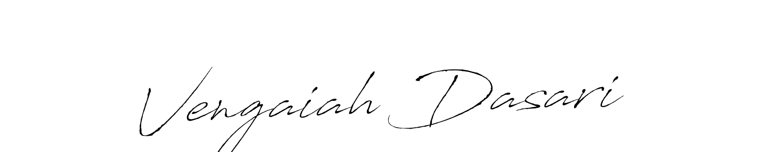 Design your own signature with our free online signature maker. With this signature software, you can create a handwritten (Antro_Vectra) signature for name Vengaiah Dasari. Vengaiah Dasari signature style 6 images and pictures png
