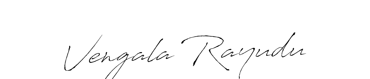 Design your own signature with our free online signature maker. With this signature software, you can create a handwritten (Antro_Vectra) signature for name Vengala Rayudu. Vengala Rayudu signature style 6 images and pictures png