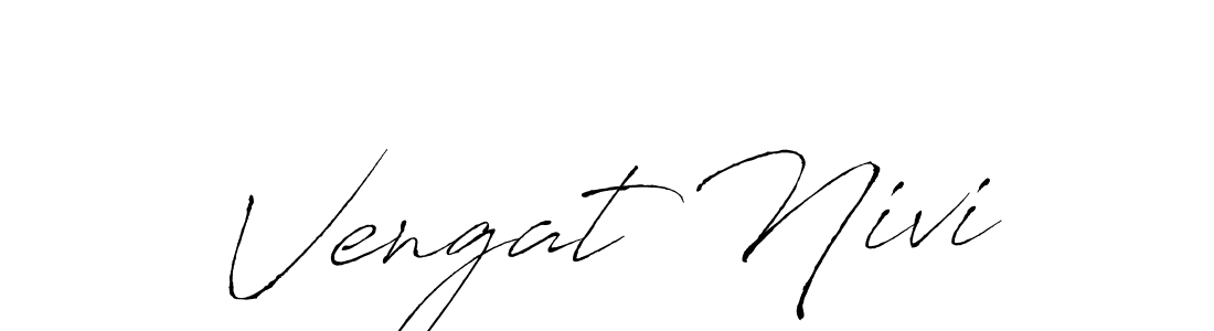 How to make Vengat Nivi name signature. Use Antro_Vectra style for creating short signs online. This is the latest handwritten sign. Vengat Nivi signature style 6 images and pictures png