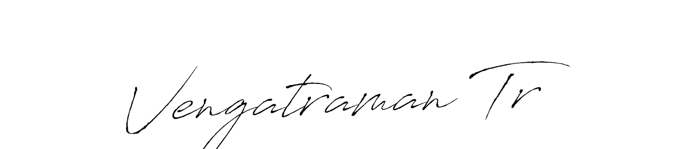 How to make Vengatraman Tr signature? Antro_Vectra is a professional autograph style. Create handwritten signature for Vengatraman Tr name. Vengatraman Tr signature style 6 images and pictures png