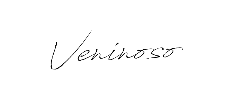 Create a beautiful signature design for name Veninoso. With this signature (Antro_Vectra) fonts, you can make a handwritten signature for free. Veninoso signature style 6 images and pictures png