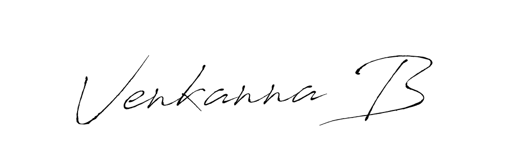 Use a signature maker to create a handwritten signature online. With this signature software, you can design (Antro_Vectra) your own signature for name Venkanna B. Venkanna B signature style 6 images and pictures png