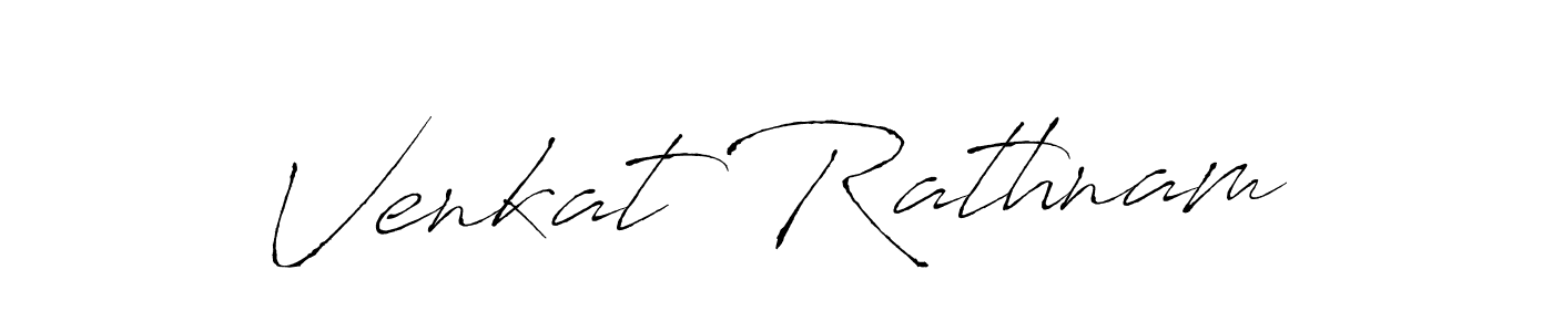 Venkat Rathnam stylish signature style. Best Handwritten Sign (Antro_Vectra) for my name. Handwritten Signature Collection Ideas for my name Venkat Rathnam. Venkat Rathnam signature style 6 images and pictures png