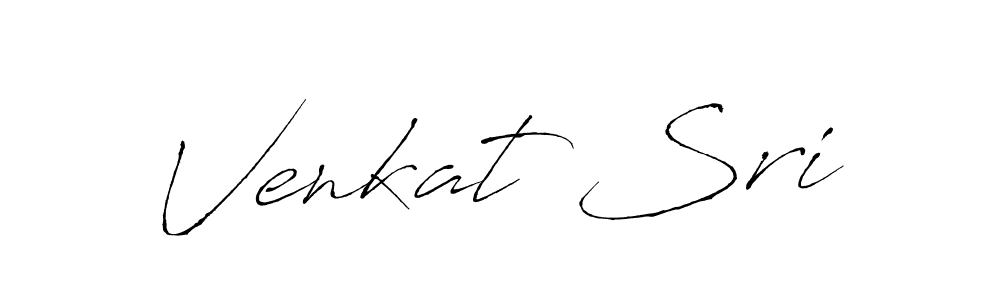 Create a beautiful signature design for name Venkat Sri. With this signature (Antro_Vectra) fonts, you can make a handwritten signature for free. Venkat Sri signature style 6 images and pictures png