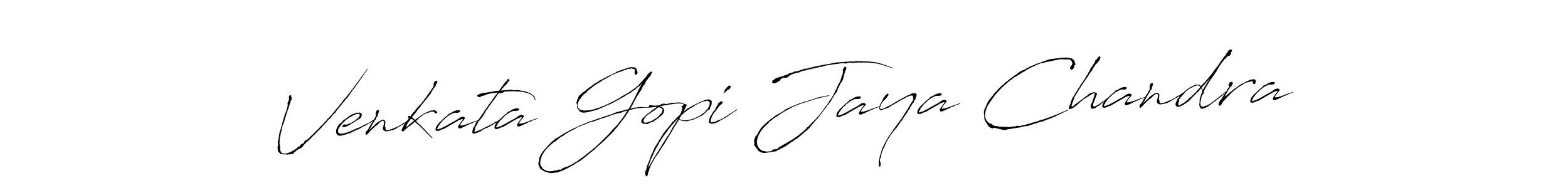 It looks lik you need a new signature style for name Venkata Gopi Jaya Chandra. Design unique handwritten (Antro_Vectra) signature with our free signature maker in just a few clicks. Venkata Gopi Jaya Chandra signature style 6 images and pictures png