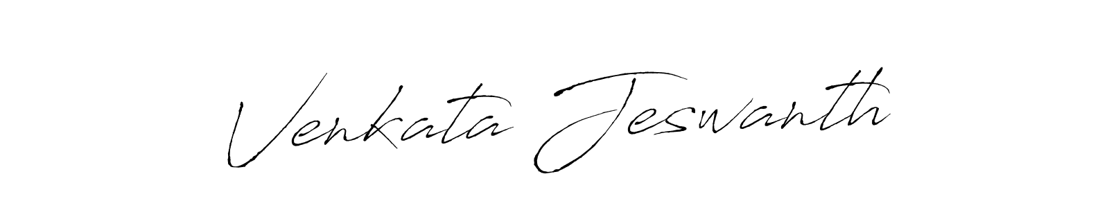How to make Venkata Jeswanth signature? Antro_Vectra is a professional autograph style. Create handwritten signature for Venkata Jeswanth name. Venkata Jeswanth signature style 6 images and pictures png