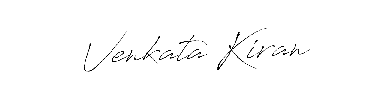 Make a beautiful signature design for name Venkata Kiran. With this signature (Antro_Vectra) style, you can create a handwritten signature for free. Venkata Kiran signature style 6 images and pictures png