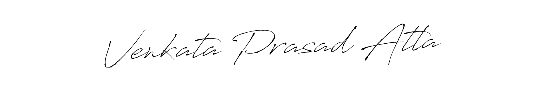 Create a beautiful signature design for name Venkata Prasad Atla. With this signature (Antro_Vectra) fonts, you can make a handwritten signature for free. Venkata Prasad Atla signature style 6 images and pictures png