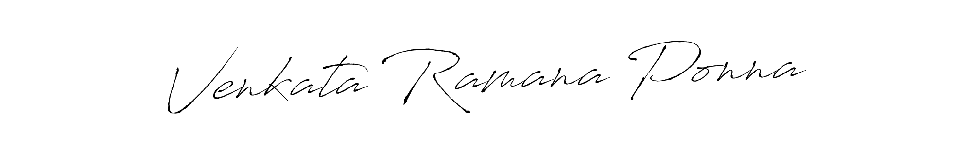 Venkata Ramana Ponna stylish signature style. Best Handwritten Sign (Antro_Vectra) for my name. Handwritten Signature Collection Ideas for my name Venkata Ramana Ponna. Venkata Ramana Ponna signature style 6 images and pictures png