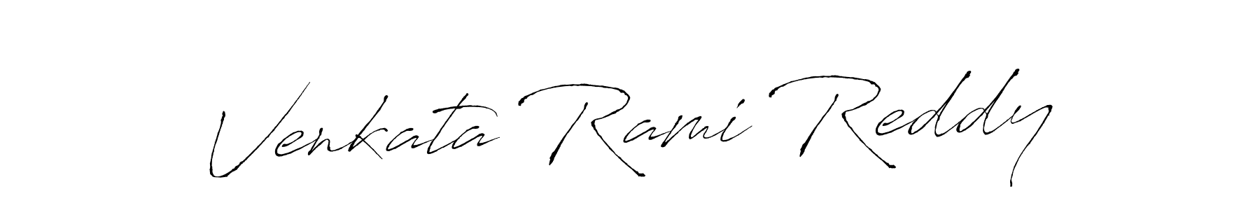 Use a signature maker to create a handwritten signature online. With this signature software, you can design (Antro_Vectra) your own signature for name Venkata Rami Reddy. Venkata Rami Reddy signature style 6 images and pictures png