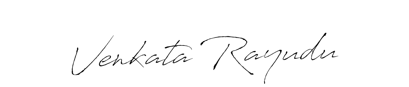 Use a signature maker to create a handwritten signature online. With this signature software, you can design (Antro_Vectra) your own signature for name Venkata Rayudu. Venkata Rayudu signature style 6 images and pictures png