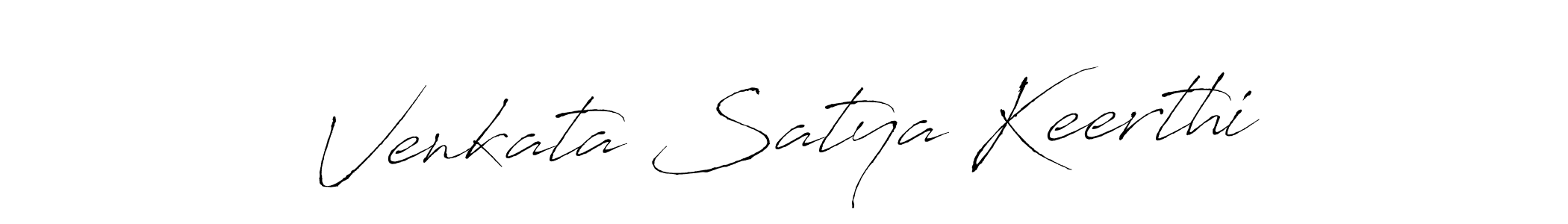 Design your own signature with our free online signature maker. With this signature software, you can create a handwritten (Antro_Vectra) signature for name Venkata Satya Keerthi. Venkata Satya Keerthi signature style 6 images and pictures png