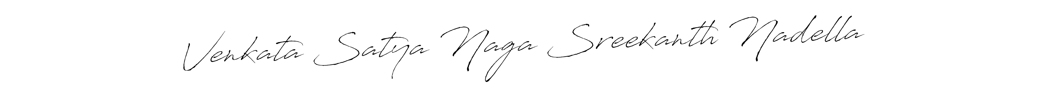 Create a beautiful signature design for name Venkata Satya Naga Sreekanth Nadella. With this signature (Antro_Vectra) fonts, you can make a handwritten signature for free. Venkata Satya Naga Sreekanth Nadella signature style 6 images and pictures png