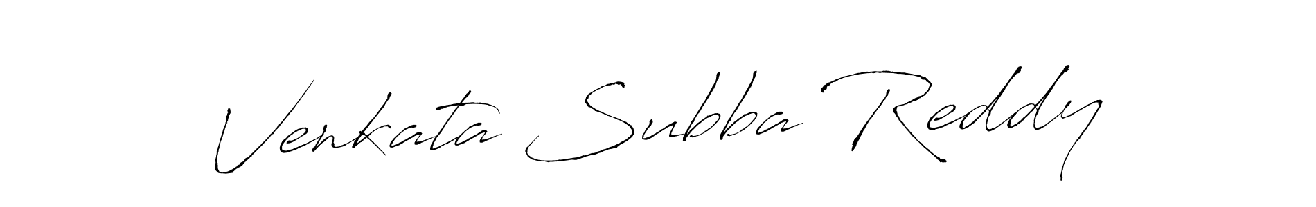 Use a signature maker to create a handwritten signature online. With this signature software, you can design (Antro_Vectra) your own signature for name Venkata Subba Reddy. Venkata Subba Reddy signature style 6 images and pictures png