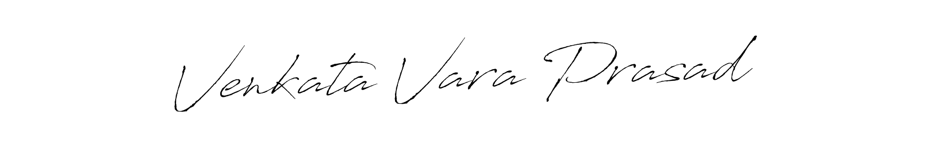 Create a beautiful signature design for name Venkata Vara Prasad. With this signature (Antro_Vectra) fonts, you can make a handwritten signature for free. Venkata Vara Prasad signature style 6 images and pictures png