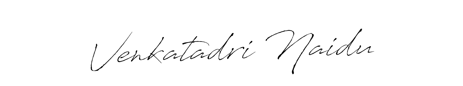 Design your own signature with our free online signature maker. With this signature software, you can create a handwritten (Antro_Vectra) signature for name Venkatadri Naidu. Venkatadri Naidu signature style 6 images and pictures png