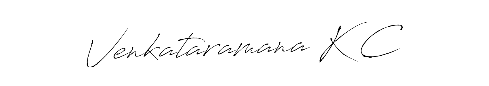 Make a beautiful signature design for name Venkataramana K C. With this signature (Antro_Vectra) style, you can create a handwritten signature for free. Venkataramana K C signature style 6 images and pictures png