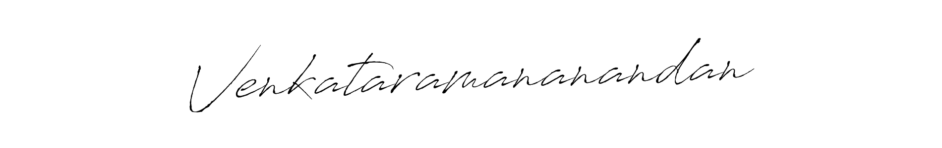 Create a beautiful signature design for name Venkataramananandan. With this signature (Antro_Vectra) fonts, you can make a handwritten signature for free. Venkataramananandan signature style 6 images and pictures png