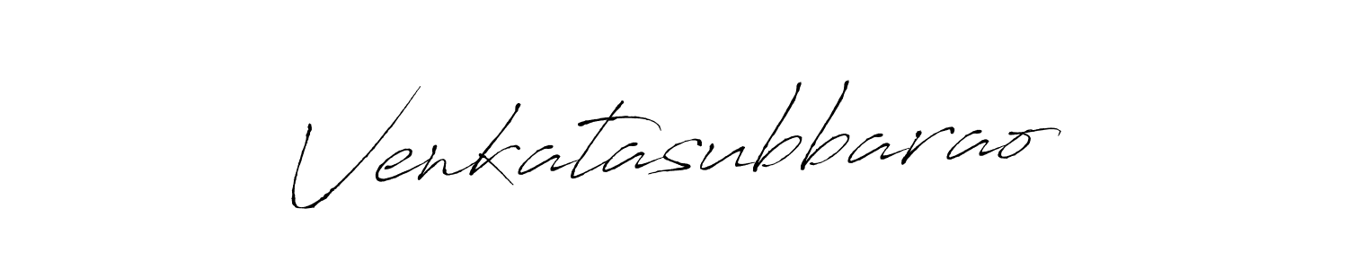 How to make Venkatasubbarao name signature. Use Antro_Vectra style for creating short signs online. This is the latest handwritten sign. Venkatasubbarao signature style 6 images and pictures png