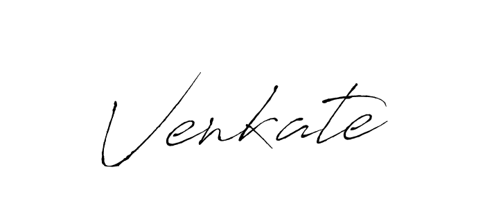 Create a beautiful signature design for name Venkate. With this signature (Antro_Vectra) fonts, you can make a handwritten signature for free. Venkate signature style 6 images and pictures png