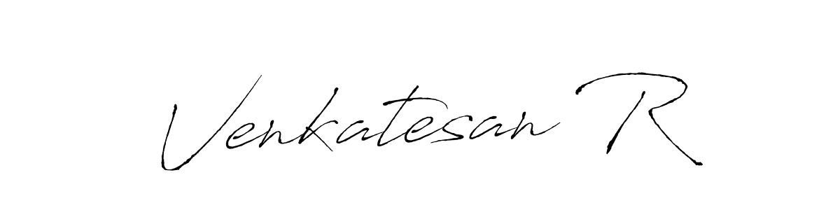 How to make Venkatesan R name signature. Use Antro_Vectra style for creating short signs online. This is the latest handwritten sign. Venkatesan R signature style 6 images and pictures png