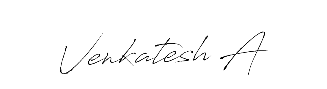 It looks lik you need a new signature style for name Venkatesh A. Design unique handwritten (Antro_Vectra) signature with our free signature maker in just a few clicks. Venkatesh A signature style 6 images and pictures png