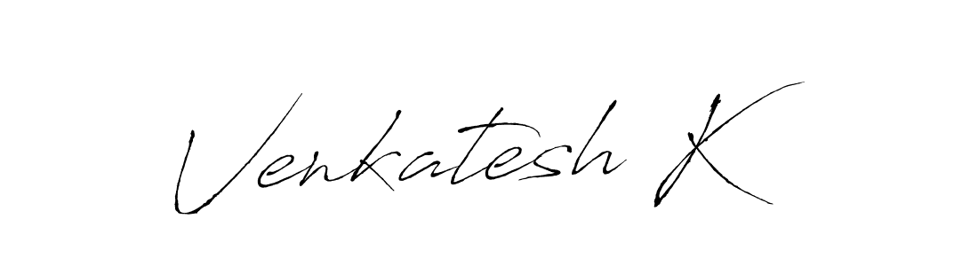 You should practise on your own different ways (Antro_Vectra) to write your name (Venkatesh K) in signature. don't let someone else do it for you. Venkatesh K signature style 6 images and pictures png