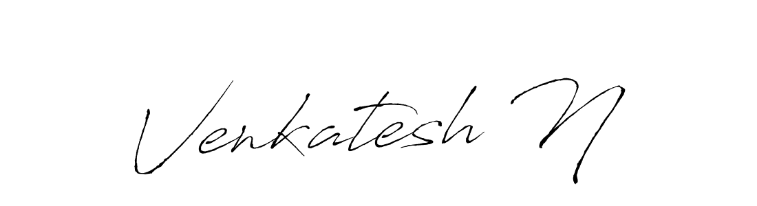 How to make Venkatesh N signature? Antro_Vectra is a professional autograph style. Create handwritten signature for Venkatesh N name. Venkatesh N signature style 6 images and pictures png