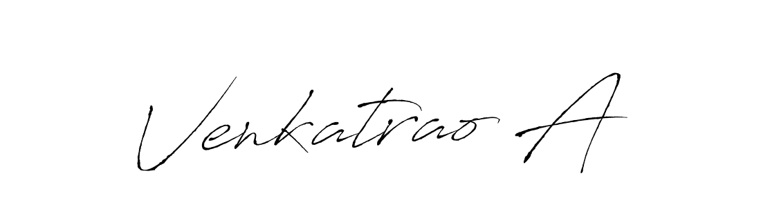 Use a signature maker to create a handwritten signature online. With this signature software, you can design (Antro_Vectra) your own signature for name Venkatrao A. Venkatrao A signature style 6 images and pictures png