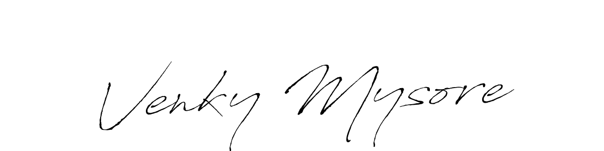 How to make Venky Mysore name signature. Use Antro_Vectra style for creating short signs online. This is the latest handwritten sign. Venky Mysore signature style 6 images and pictures png