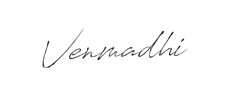 Design your own signature with our free online signature maker. With this signature software, you can create a handwritten (Antro_Vectra) signature for name Venmadhi. Venmadhi signature style 6 images and pictures png