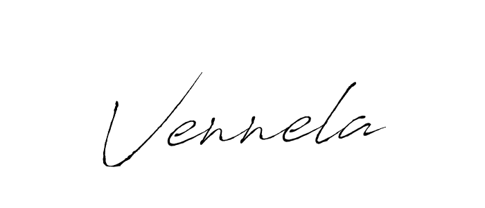 You should practise on your own different ways (Antro_Vectra) to write your name (Vennela) in signature. don't let someone else do it for you. Vennela signature style 6 images and pictures png