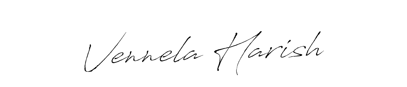 Once you've used our free online signature maker to create your best signature Antro_Vectra style, it's time to enjoy all of the benefits that Vennela Harish name signing documents. Vennela Harish signature style 6 images and pictures png