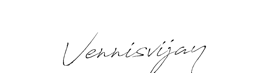 Antro_Vectra is a professional signature style that is perfect for those who want to add a touch of class to their signature. It is also a great choice for those who want to make their signature more unique. Get Vennisvijay name to fancy signature for free. Vennisvijay signature style 6 images and pictures png