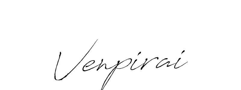 Make a beautiful signature design for name Venpirai. With this signature (Antro_Vectra) style, you can create a handwritten signature for free. Venpirai signature style 6 images and pictures png