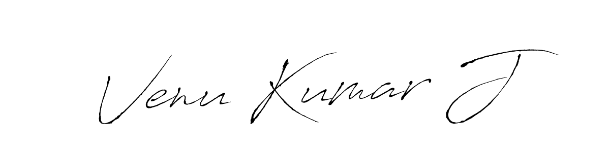 How to make Venu Kumar J name signature. Use Antro_Vectra style for creating short signs online. This is the latest handwritten sign. Venu Kumar J signature style 6 images and pictures png