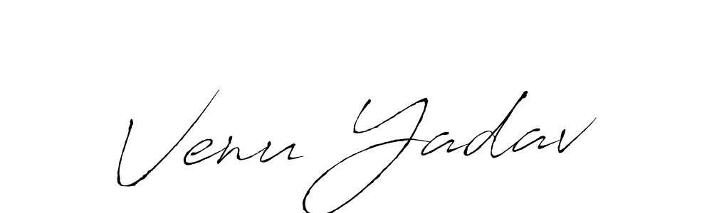 Antro_Vectra is a professional signature style that is perfect for those who want to add a touch of class to their signature. It is also a great choice for those who want to make their signature more unique. Get Venu Yadav name to fancy signature for free. Venu Yadav signature style 6 images and pictures png