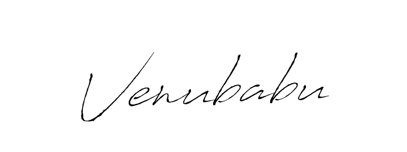 Make a beautiful signature design for name Venubabu. With this signature (Antro_Vectra) style, you can create a handwritten signature for free. Venubabu signature style 6 images and pictures png