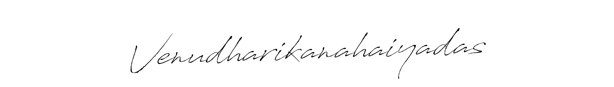 Use a signature maker to create a handwritten signature online. With this signature software, you can design (Antro_Vectra) your own signature for name Venudharikanahaiyadas. Venudharikanahaiyadas signature style 6 images and pictures png