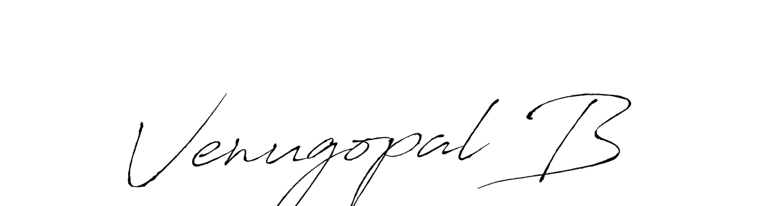 Design your own signature with our free online signature maker. With this signature software, you can create a handwritten (Antro_Vectra) signature for name Venugopal B. Venugopal B signature style 6 images and pictures png