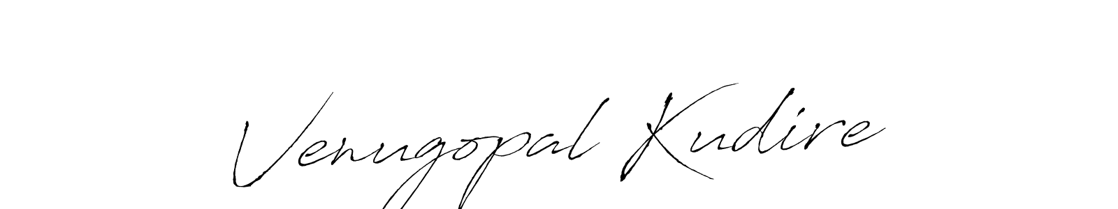 Create a beautiful signature design for name Venugopal Kudire. With this signature (Antro_Vectra) fonts, you can make a handwritten signature for free. Venugopal Kudire signature style 6 images and pictures png