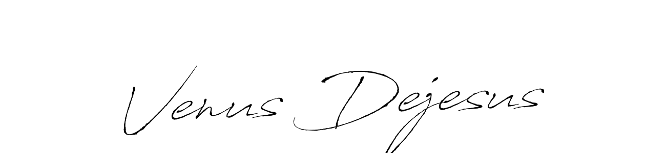 Create a beautiful signature design for name Venus Dejesus. With this signature (Antro_Vectra) fonts, you can make a handwritten signature for free. Venus Dejesus signature style 6 images and pictures png