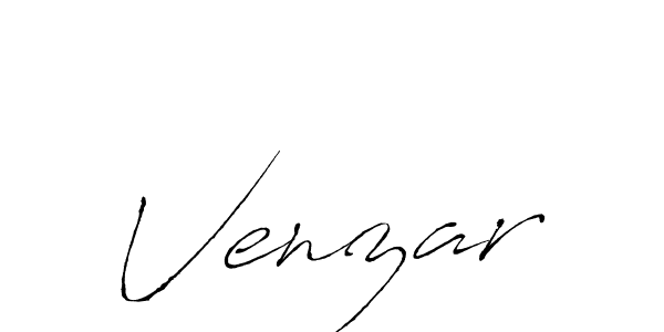 Venzar stylish signature style. Best Handwritten Sign (Antro_Vectra) for my name. Handwritten Signature Collection Ideas for my name Venzar. Venzar signature style 6 images and pictures png