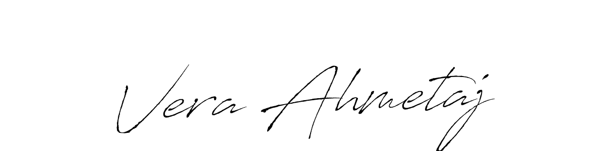 It looks lik you need a new signature style for name Vera Ahmetaj. Design unique handwritten (Antro_Vectra) signature with our free signature maker in just a few clicks. Vera Ahmetaj signature style 6 images and pictures png