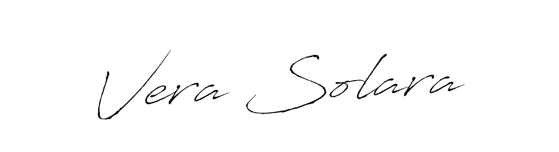 Vera Solara stylish signature style. Best Handwritten Sign (Antro_Vectra) for my name. Handwritten Signature Collection Ideas for my name Vera Solara. Vera Solara signature style 6 images and pictures png